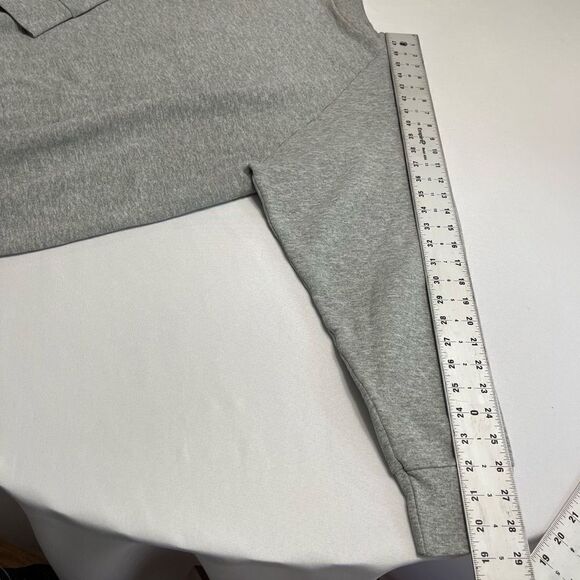 Fruit Of The Loom VTG Grey Solid Blank Crew Neck Sweatshirt Size XL Rare - Picture 4 of 7